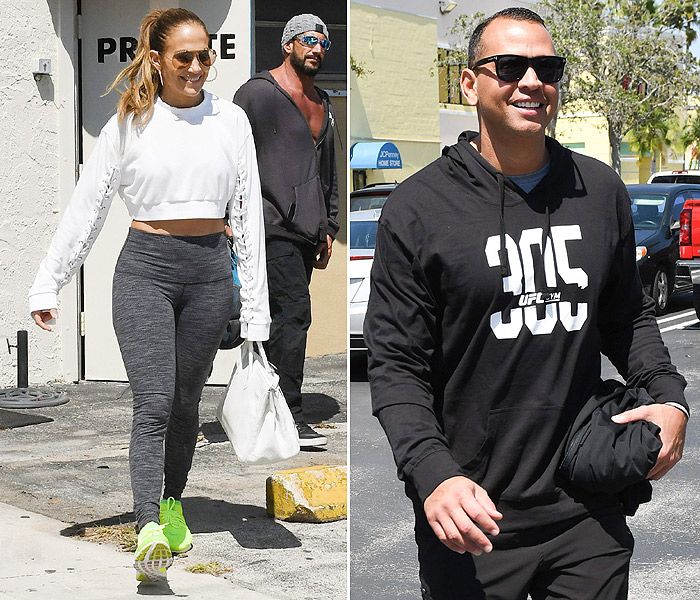 Jennifer López y Alex Rodríguez