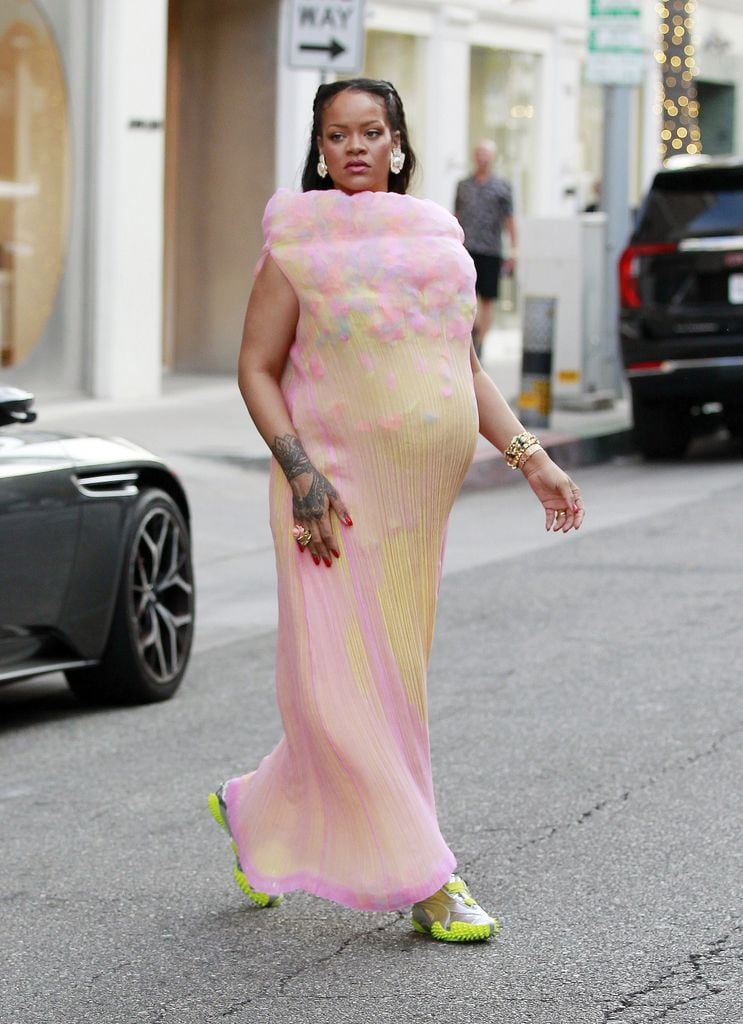 Rihanna en Los Angeles.