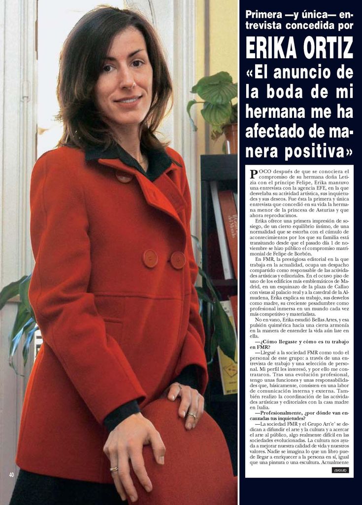 Fallecimiento Erika Ortiz febrero 2007 HOLA