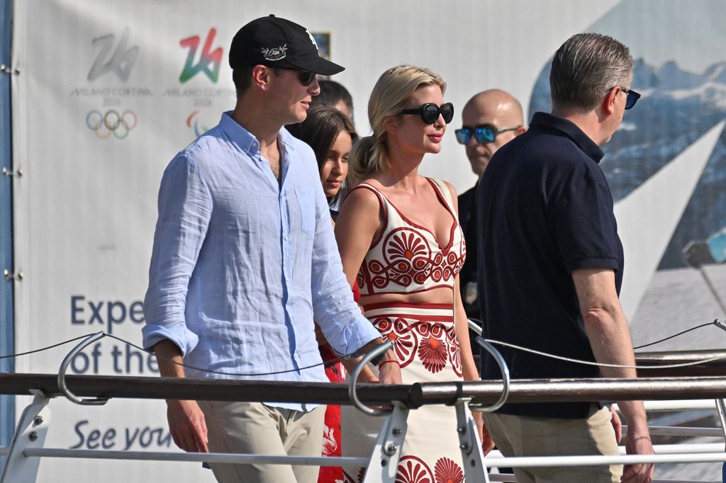 Ivanka Trump llega a Venecia por la boda de Jeff Bezos