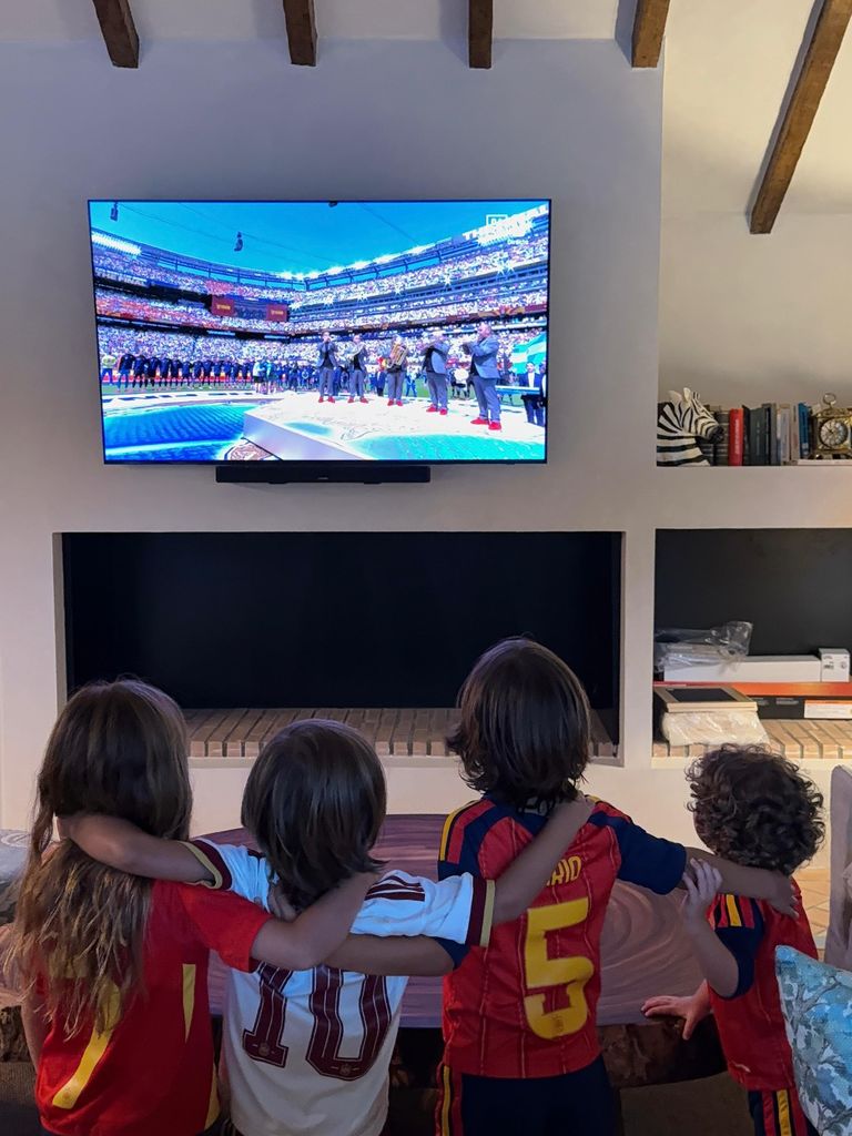 Los pequeños disfrutando del Mundial 2026