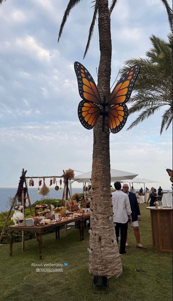 Detalles de la celebración de boda en Ibiza de Rocío Crusset y Charlie Schein