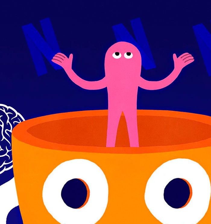 Los dibujos de 'Headspace' son muy evocadores y transmiten una sensación de tranquilidad muy acorde con el las explicaciones