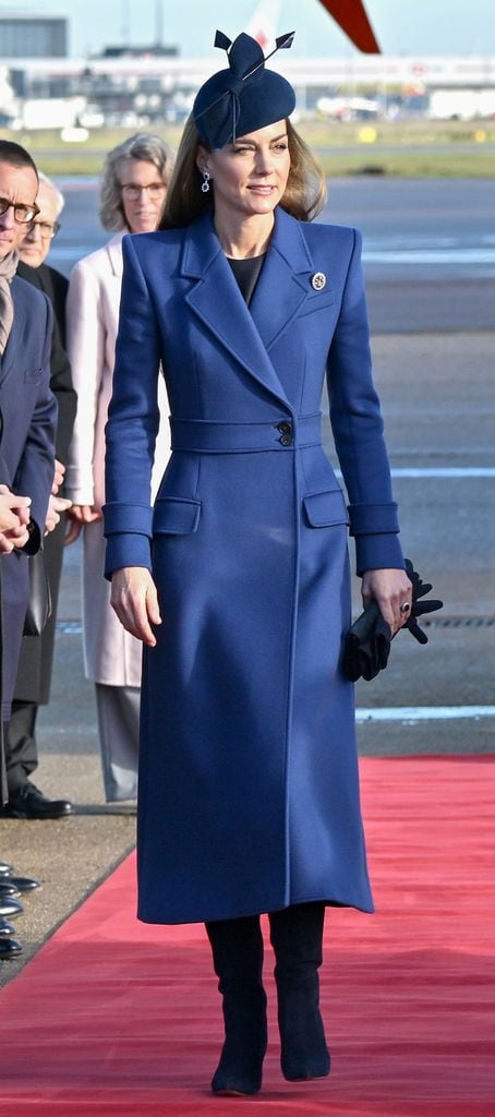 El príncipe Guillermo y Kate Middleton reciben al presidente alemán, Frank-Walter Steinmeier, y a su mujer en Londres, el 3 de diciembre de 2025