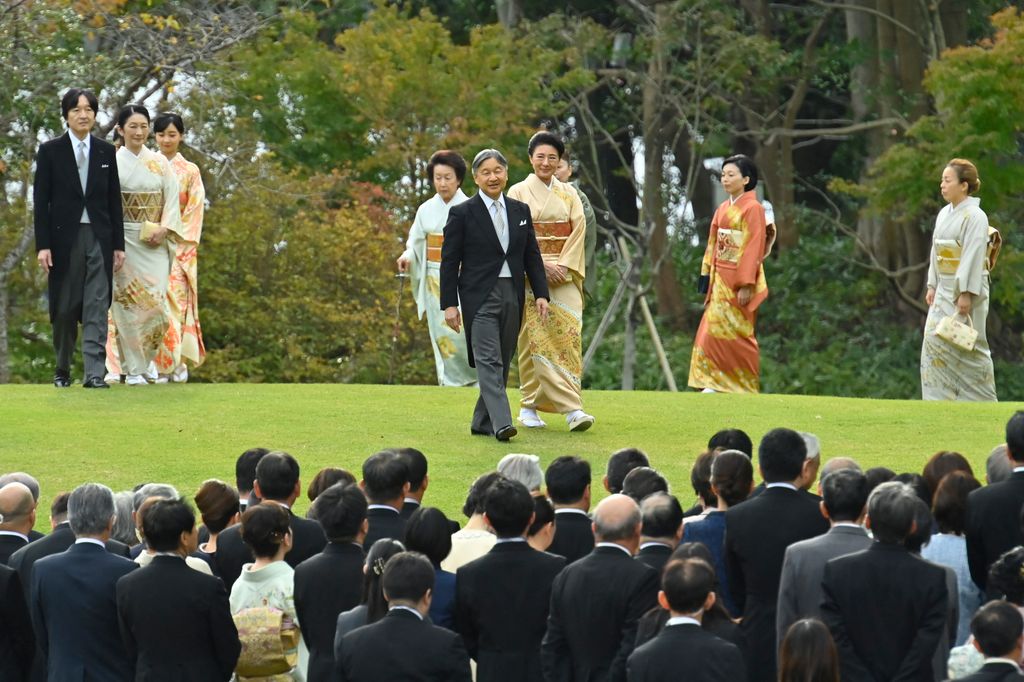 Fiesta de otoño en el jardín del Palacio Imperial de Akasaka en Tokio el 29 de octubre de 2026