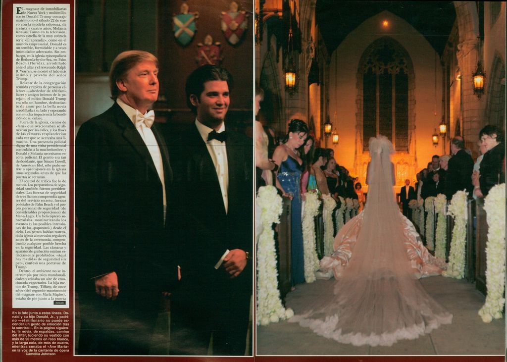 Boda de Donald y Melania Trump