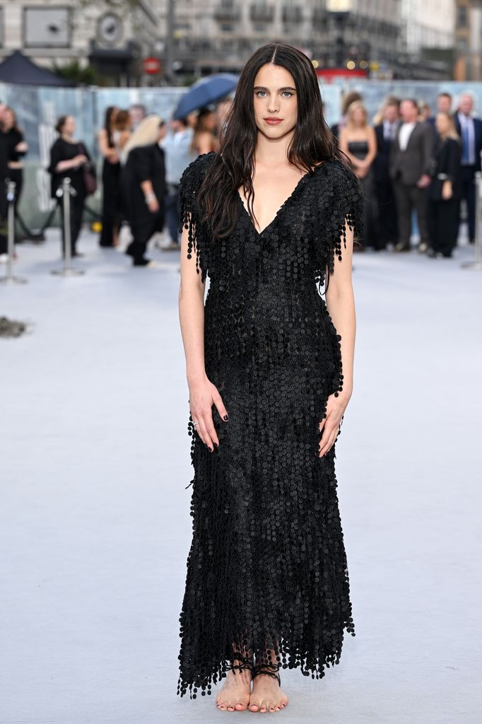 Margaret Qualley en la premier de 'The Dog Stars' en Londres.