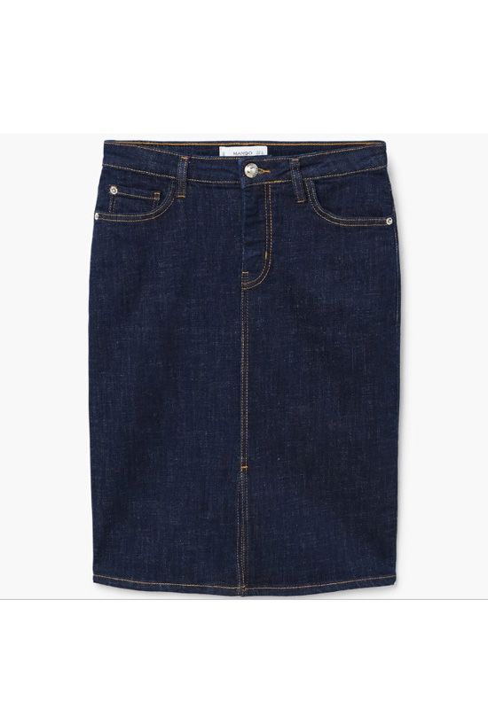 falda denim silueta