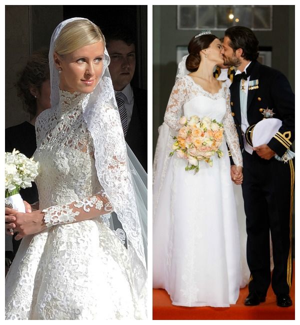 Vestido de novia princesa con manga larga: Sofia de Suecia

