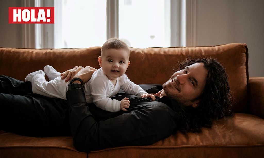 Mario Cimarro y su bebé, Brianna