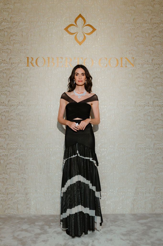 Paz Vega en Venecia por el 30 aniversario de Roberto Coin con un elegante diseño de Inés Domecq