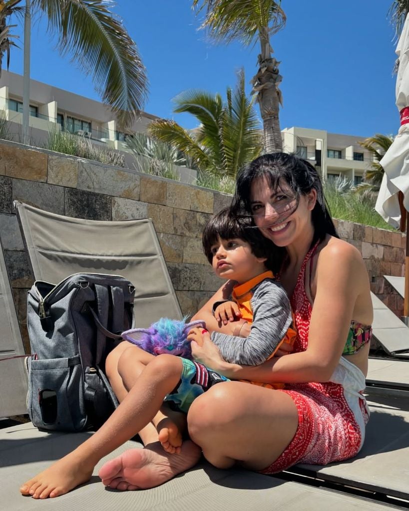 África Zavala también nos habló de su faceta como mamá de León.