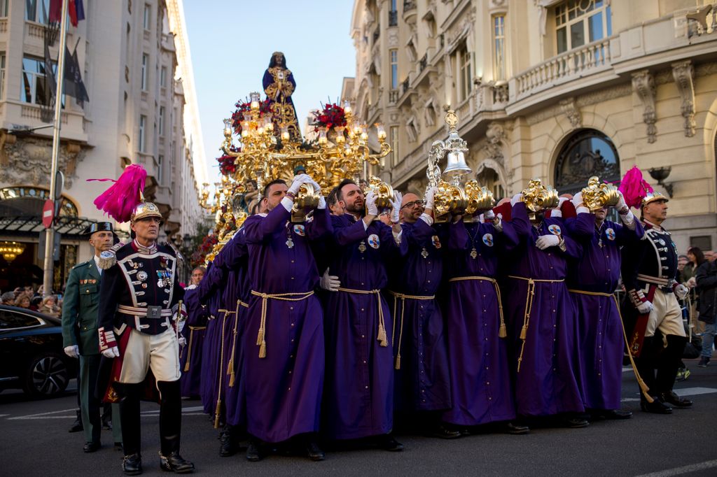 El Jesús de Medinaceli, en procesión en Madrid