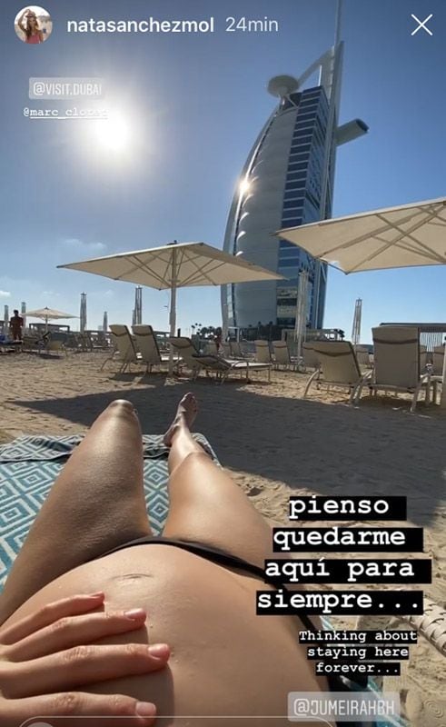 La emoción de Natalia Sánchez y Marc Clotet al 'descubrir el mundo' a través de su hija Lía