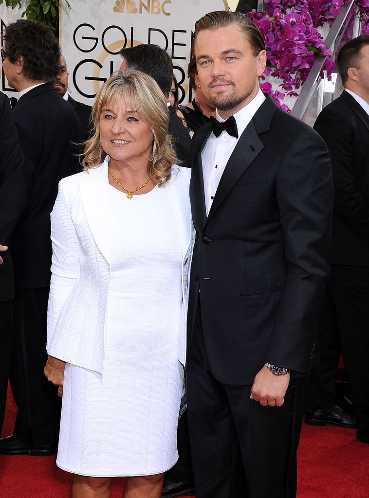 Leonardo DiCaprio con su madre, Irmelin
