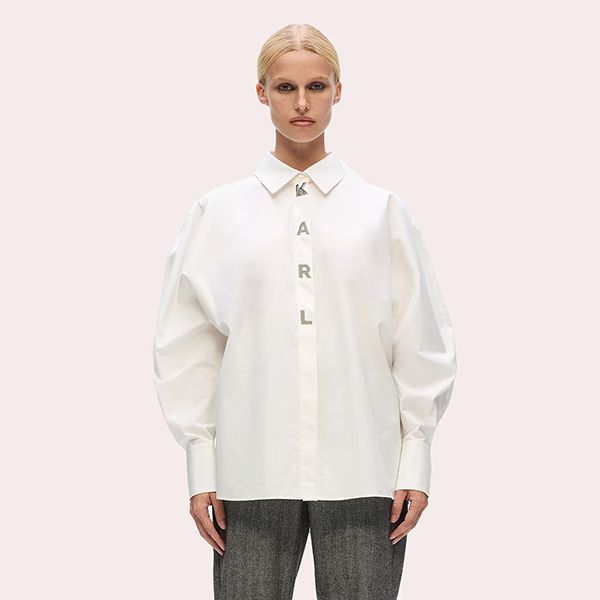 Camisa Popelín Tipo Sastre Karl Lagerfeld