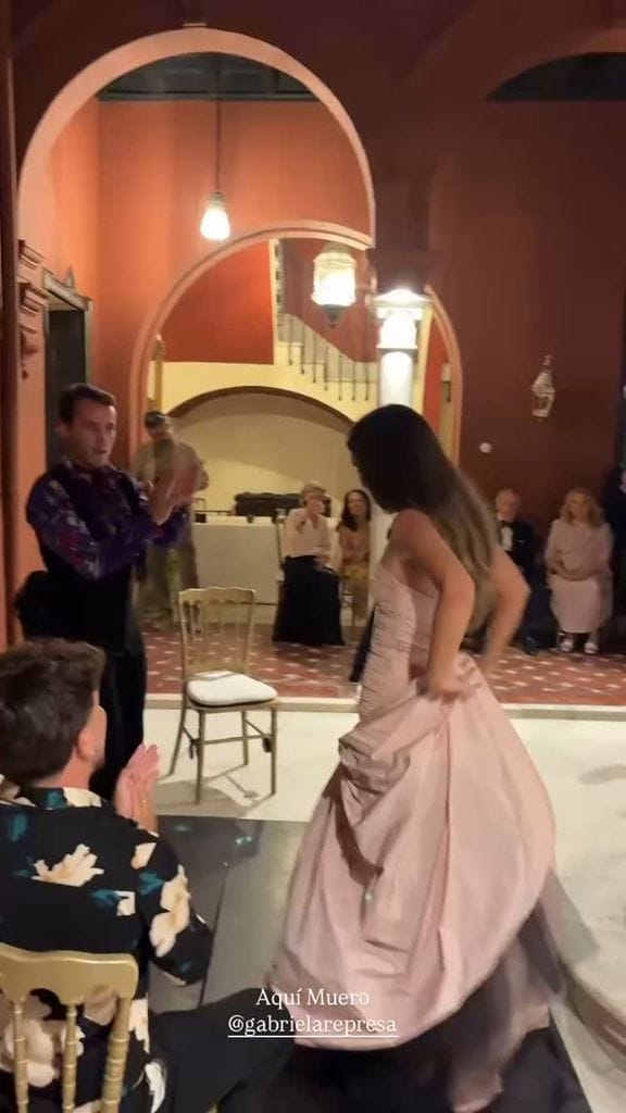 Gabriela Represa bailando flamenco