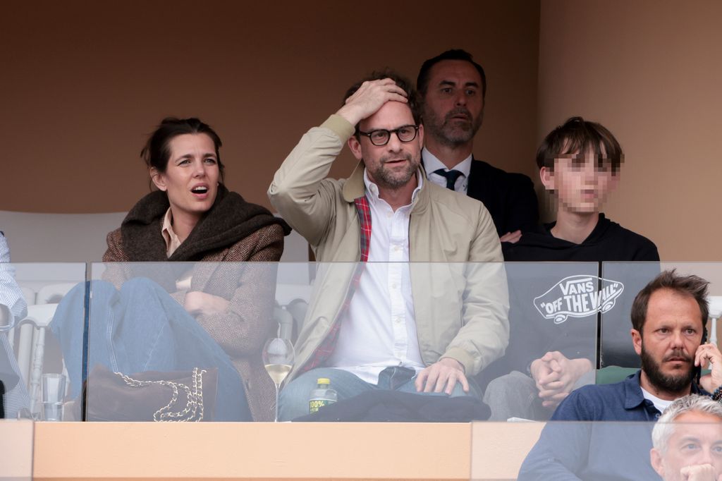 La pareja y el hijo del autor, en el Rolex Monte-Carlo Masters
