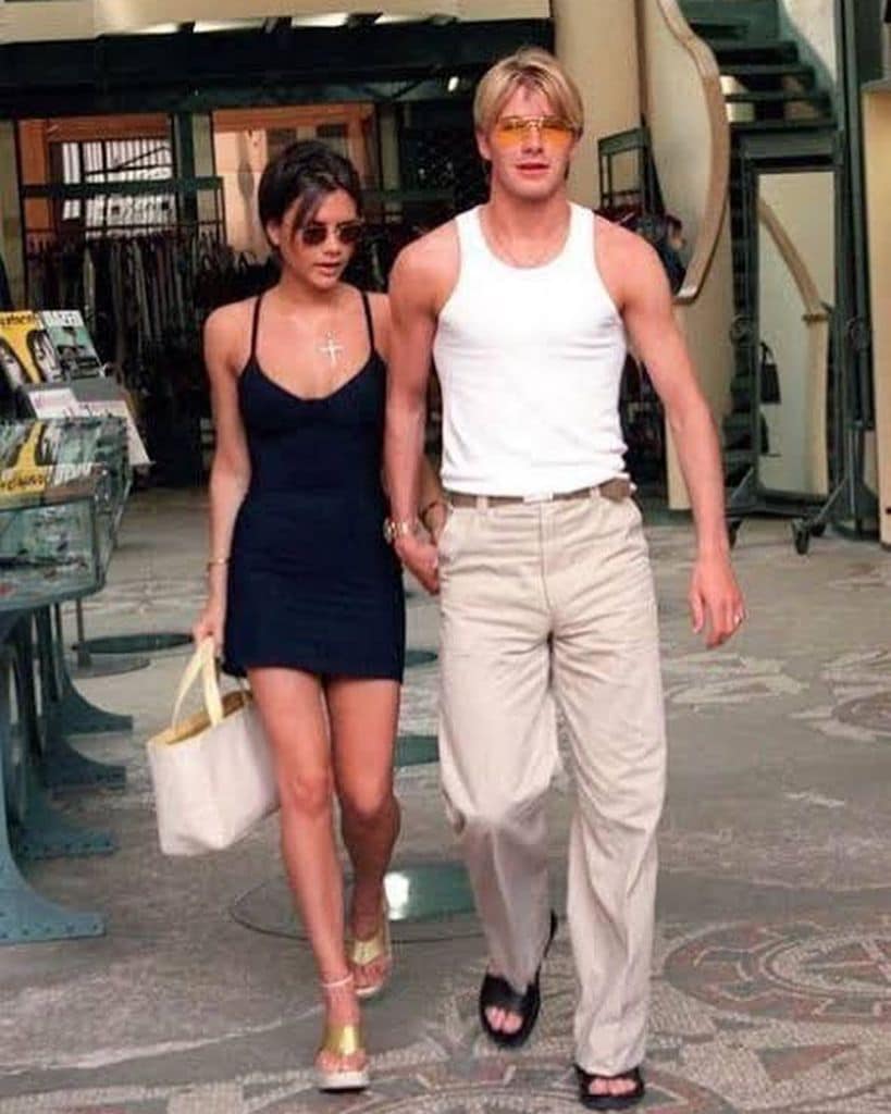 Victoria y David Beckham