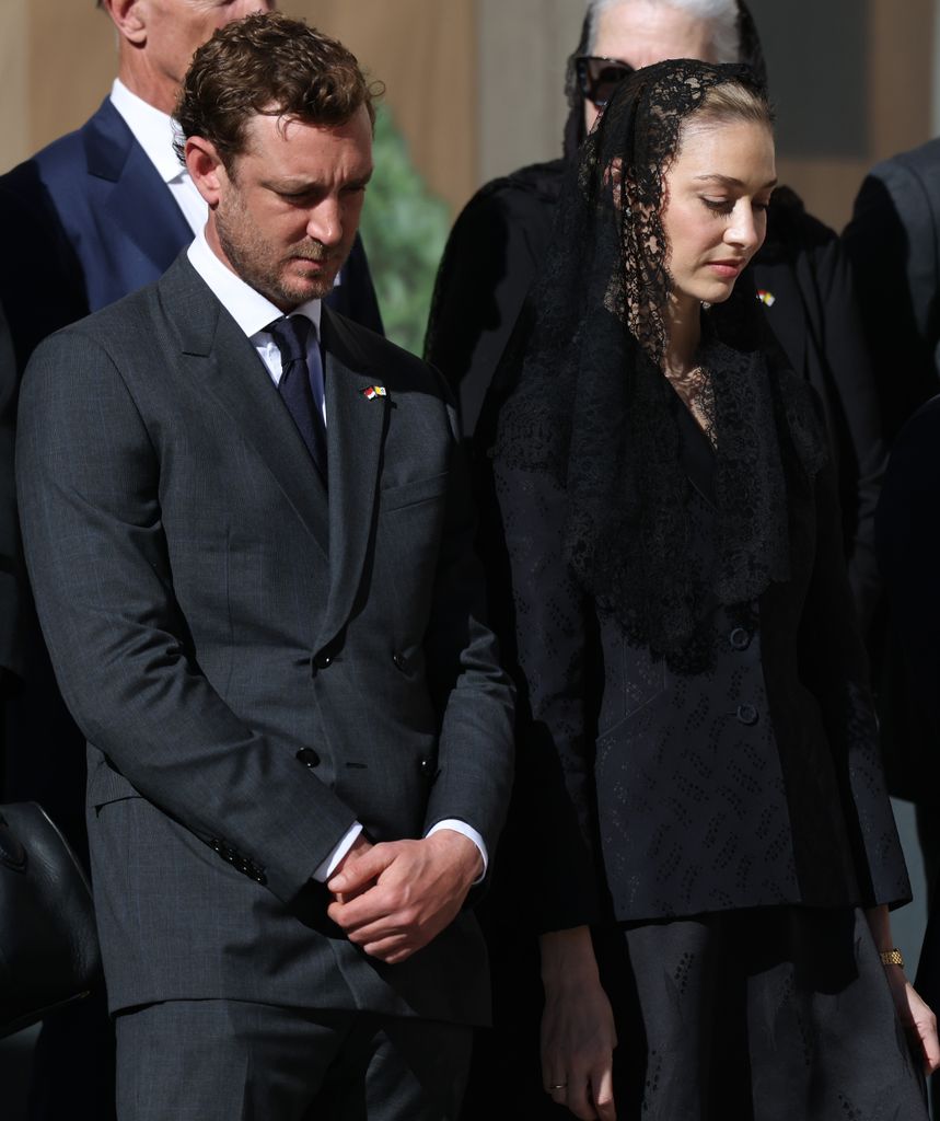 Beatrice Borromeo en la visita del Papa León XIV a Mónaco, 2026.