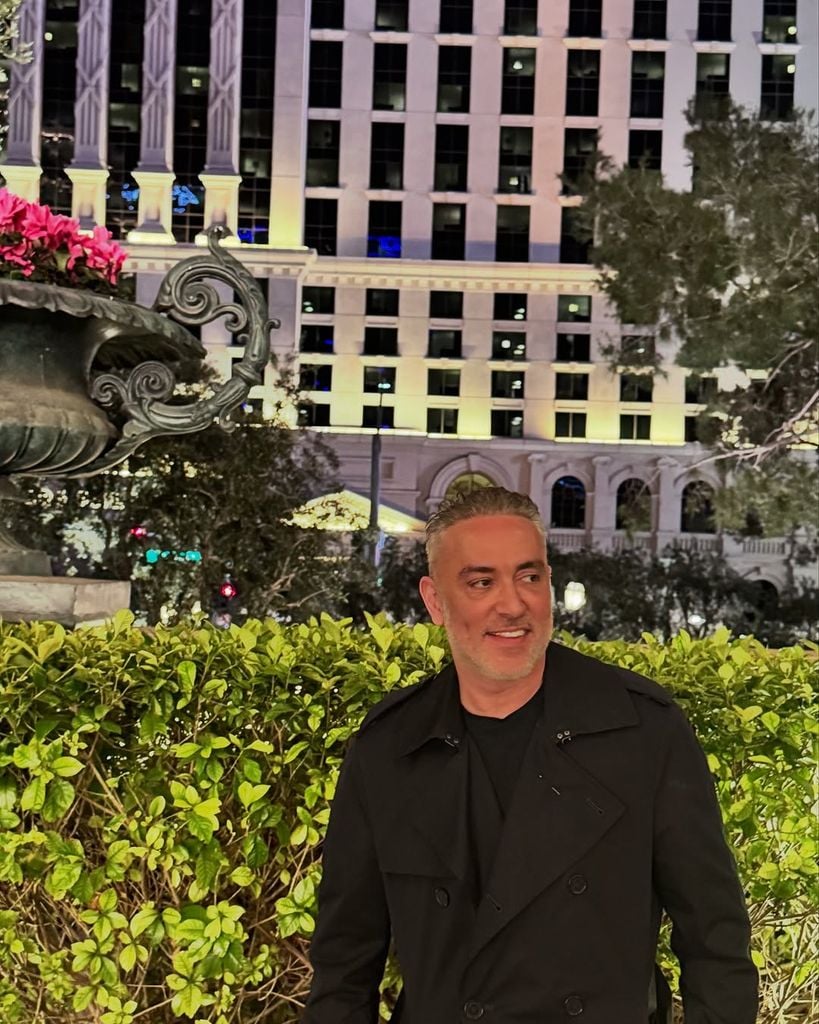 Kiko Hernández en Las Vegas con su pareja, Fran Antón 