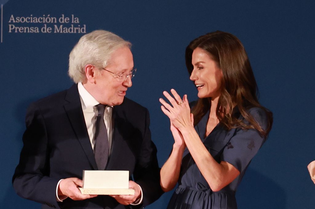 El último acto en el que la reina Letizia coincidió con Fernando Ónega