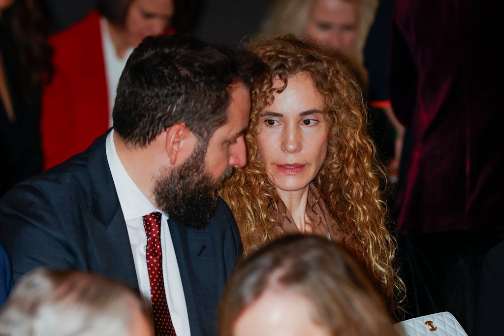 Blanca y Borja Thyssen durante el evento presidido por el Rey