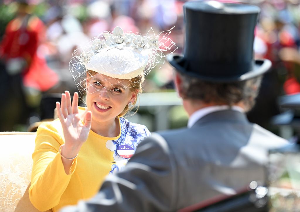 La princesa Beatriz durante Royal Ascot en 2025