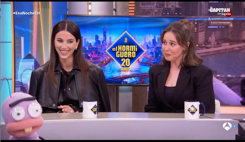 Clara Galle, Claudia Salas y Paula Usero en El Hormiguero