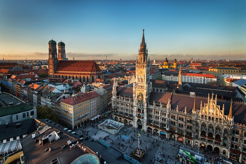 Panorámica de Múnich, Alemania