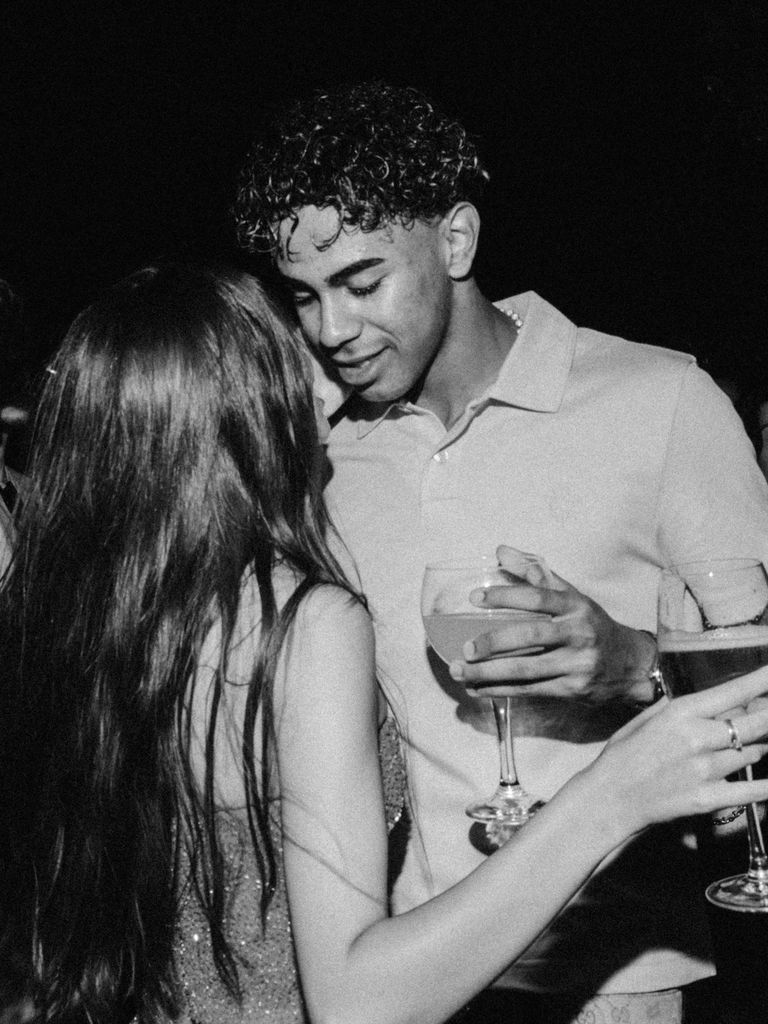 Lamine Yamal e Inés García en su 19 cumpleaños