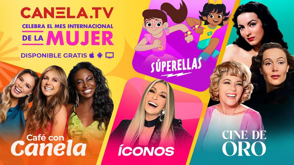 Canela.TV, celebra el Mes Internacional de la Mujer con contenido especial que destaca historias inspiradoras a través de series, películas y entrevistas.