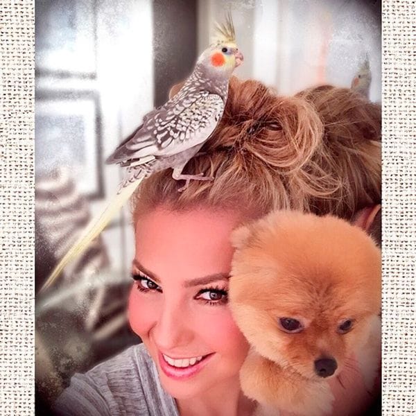 Thalía y sus mascotas