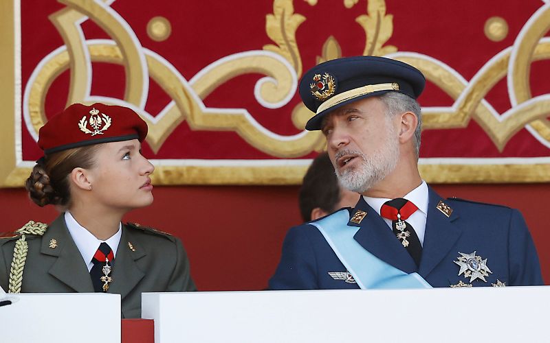 Princesa Leonor y el Rey