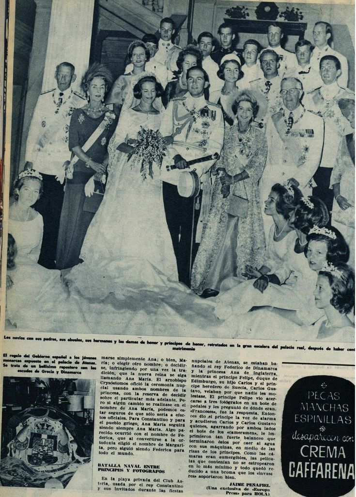 Boda Constantino de Grecia HOLA 1964