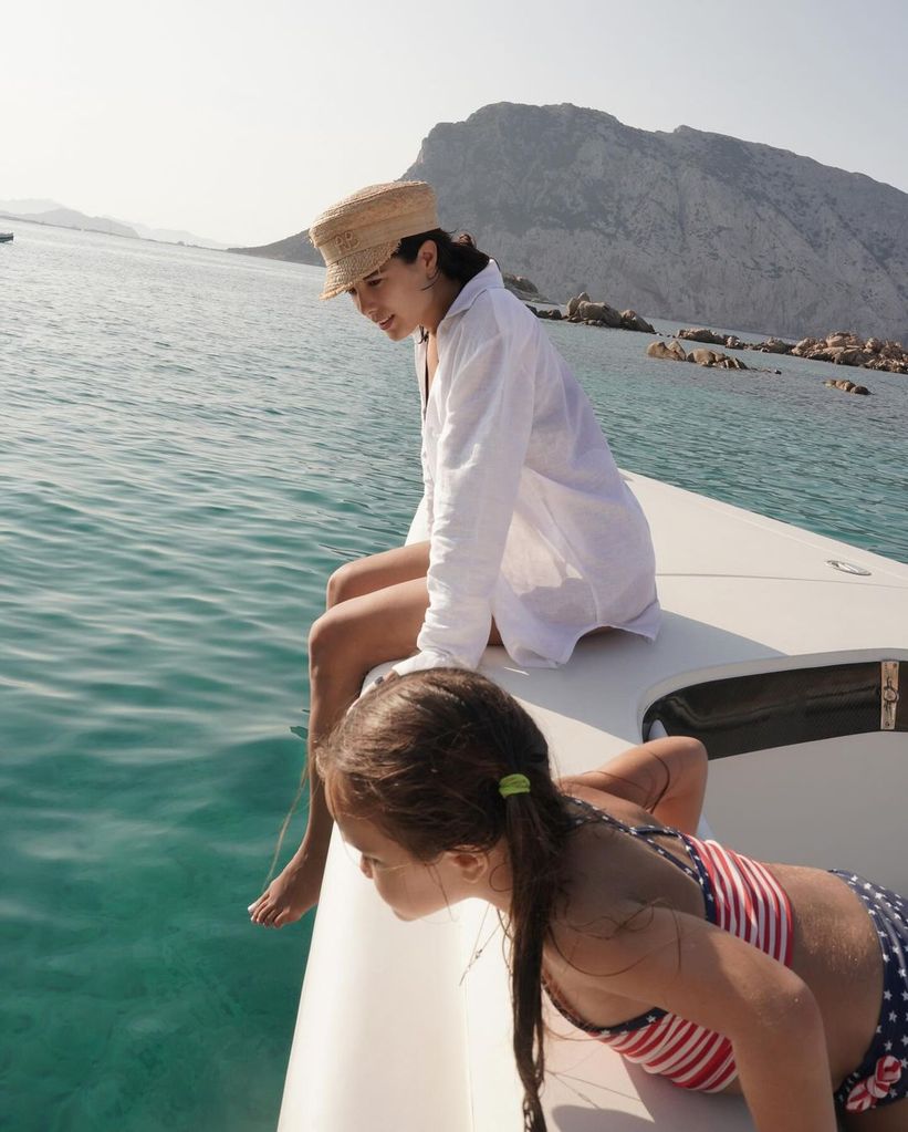 Sharon Fonseca y su familia de vacaciones 