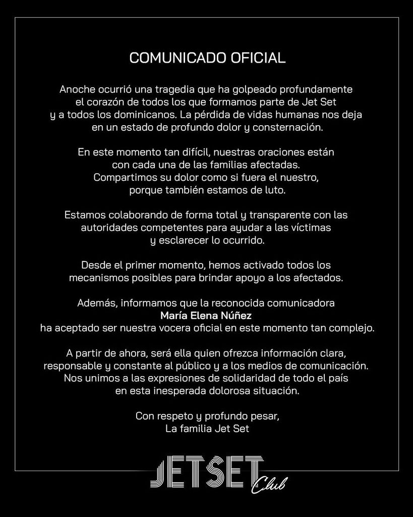 Tragedia en República Dominicana: casi 100 muertos tras el derrumbe de la famosa discoteca 'Jet Set'  