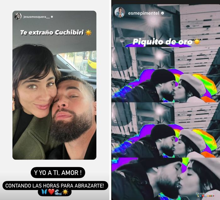 Esmeralda Pimentel y su novio, Jesús Mosquera
