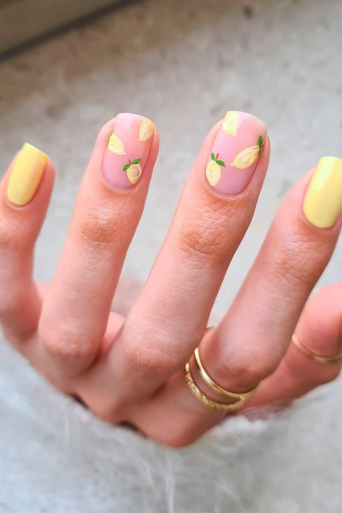 manicura limones