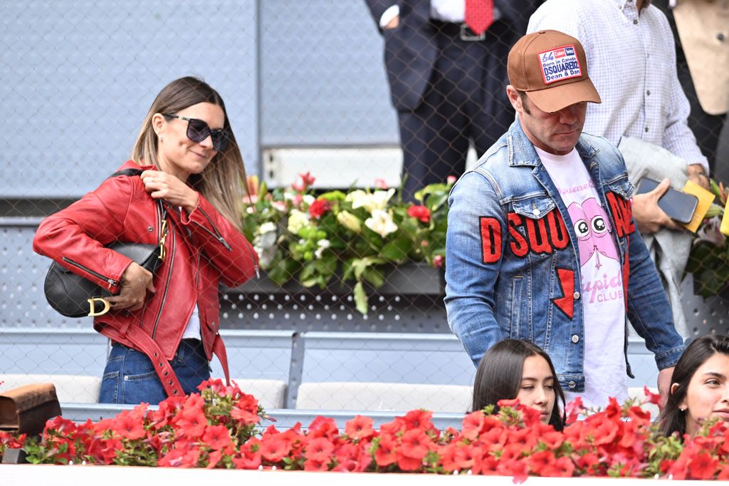 Fonsi Nieto y Maider Barthe en el Mutua Madrid Open