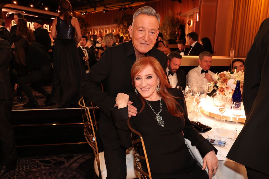 El matrimonio durante los Golden Globes de 2024