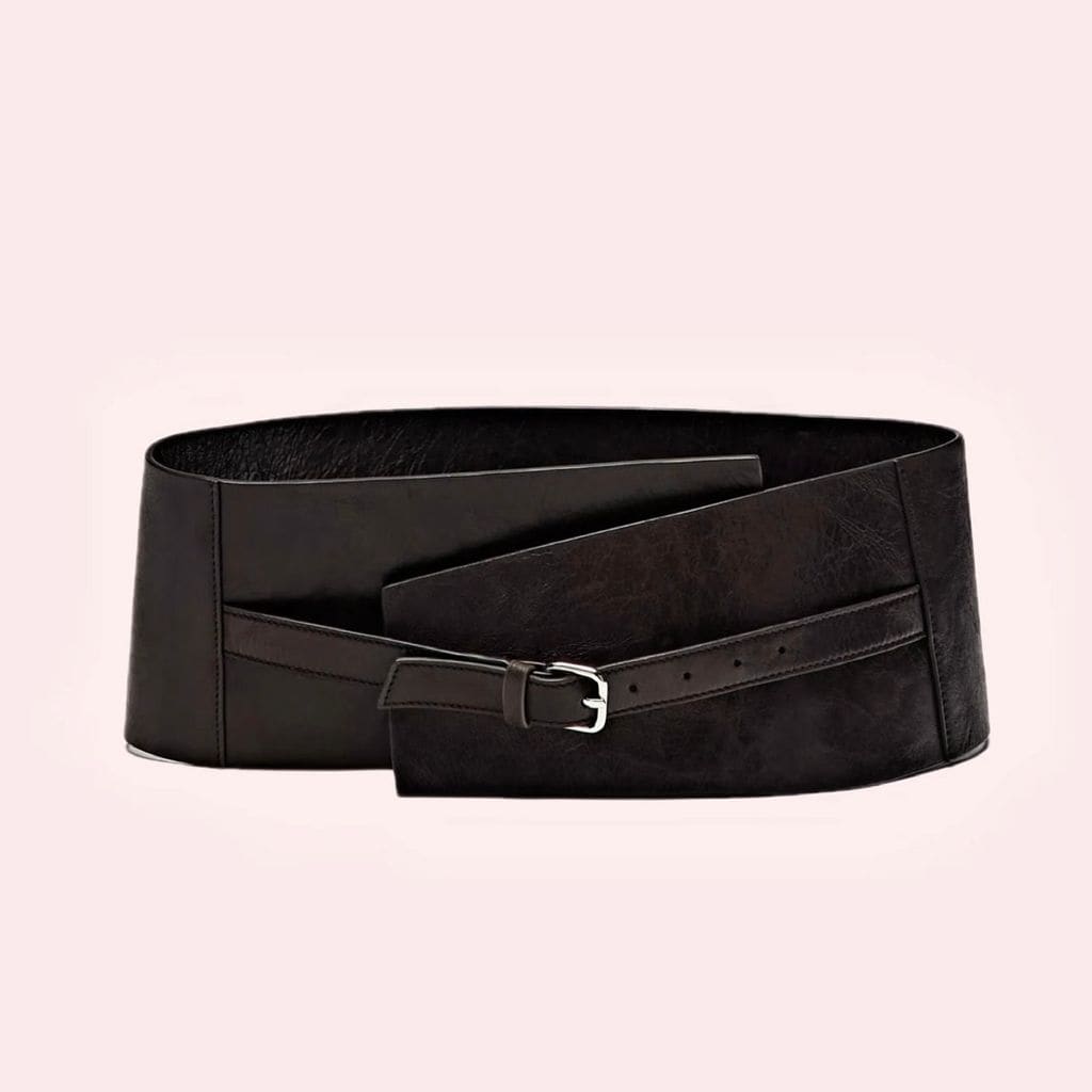 Cinturón ancho de Massimo Dutti