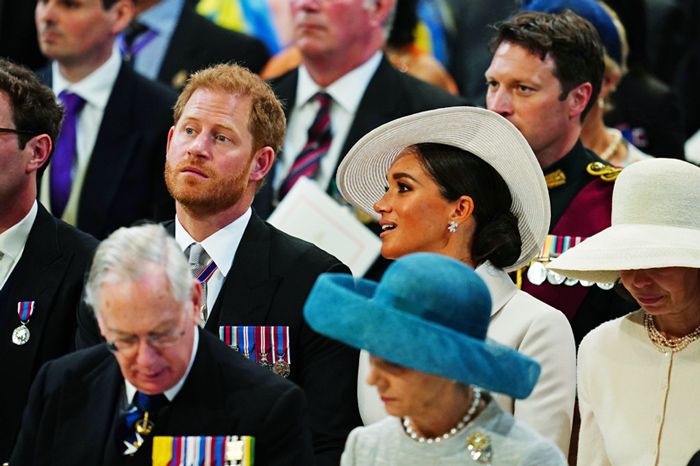 Príncipe Harry Meghan Markle en el Jubileo de Platino de Isabel Ii