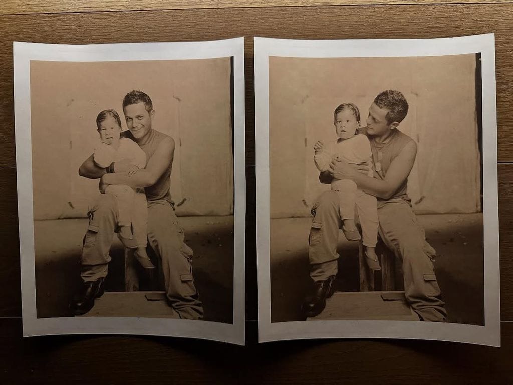 Alejandro Sanz y su hija Manuela