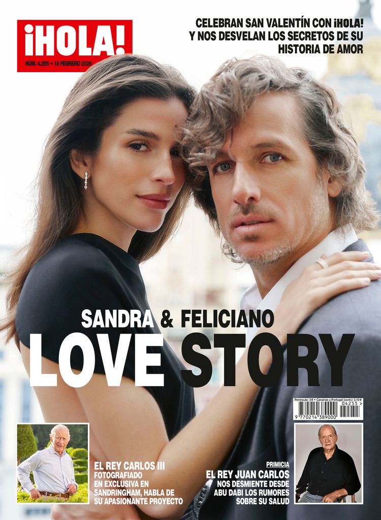 Sandra Gago y Feliciano López celebran San Valentín en ¡HOLA!