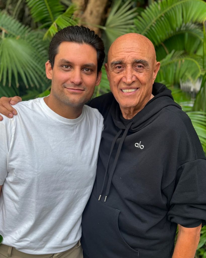 Pedro Torres con su hijo Pedro Antonio.