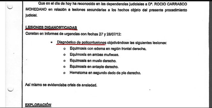 Parte médico de Rocío Carrasco