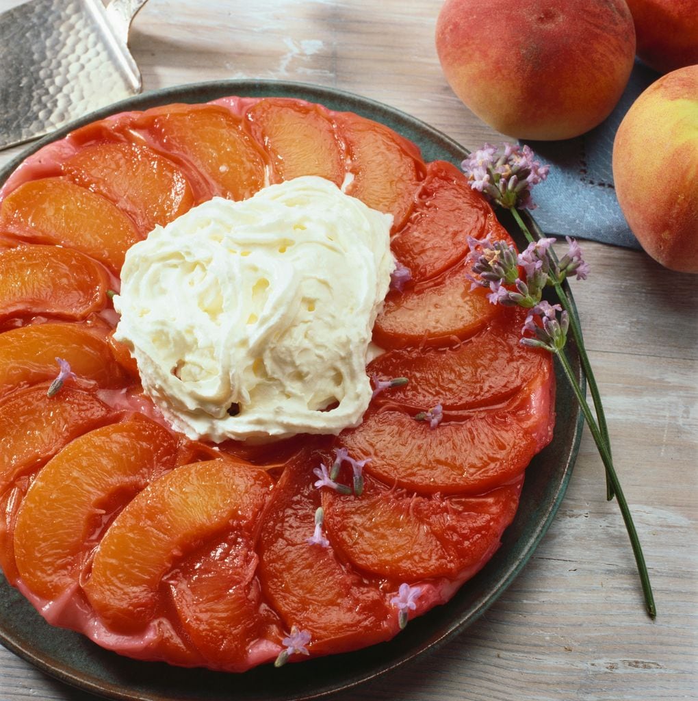 Tatin de melocotón