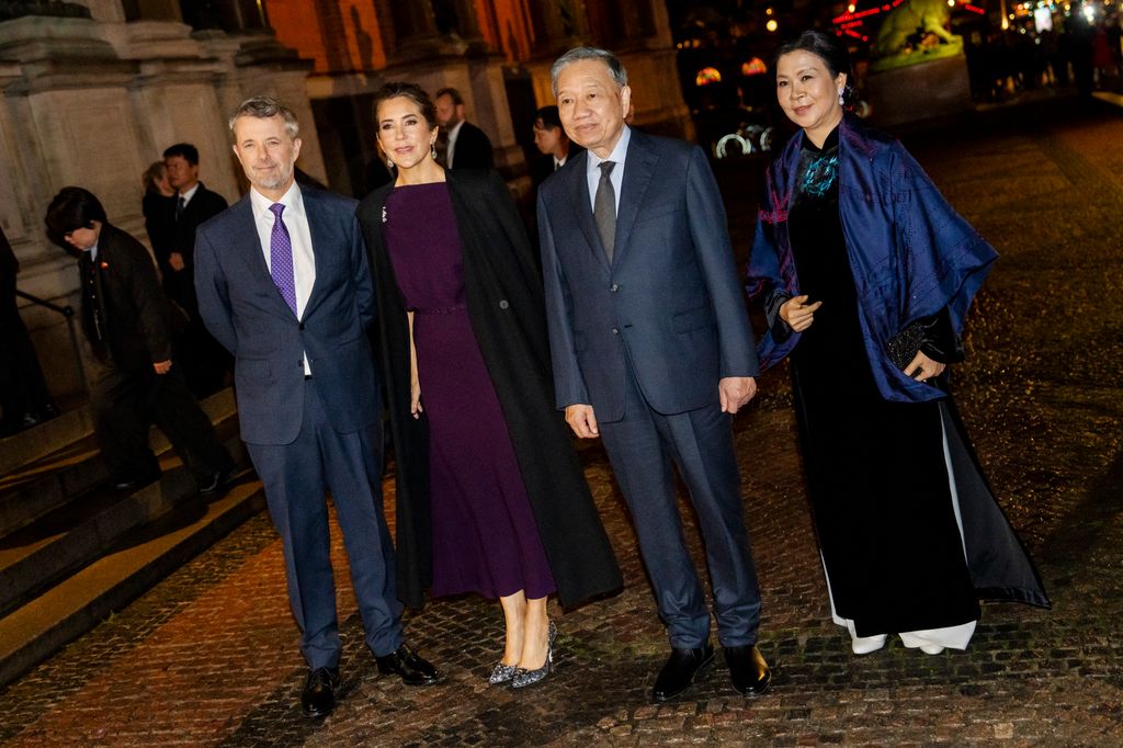 Mary de Dinamarca en la cena con el presidente de Vietnam