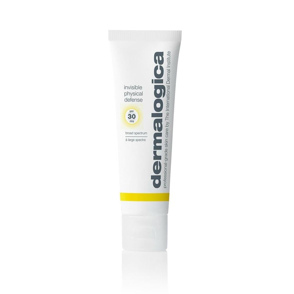 con el invisible physical defense sunscreen spf 30 de la marca dermalogica protege y calma la piel irritada